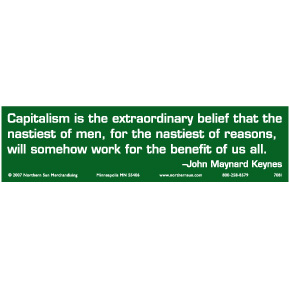 CAPITALISM IS THE EXTRAORDINARY Bumper Sticker